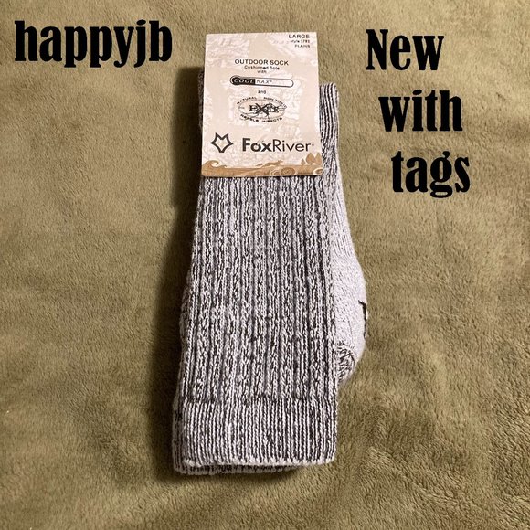 NWT Fox River Heavyweight Warm Climate Outdoor Socks Men's L (#1) - Picture 2 of 9